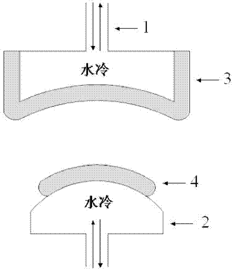 Direct current glow plasma device and preparation method of diamond chip