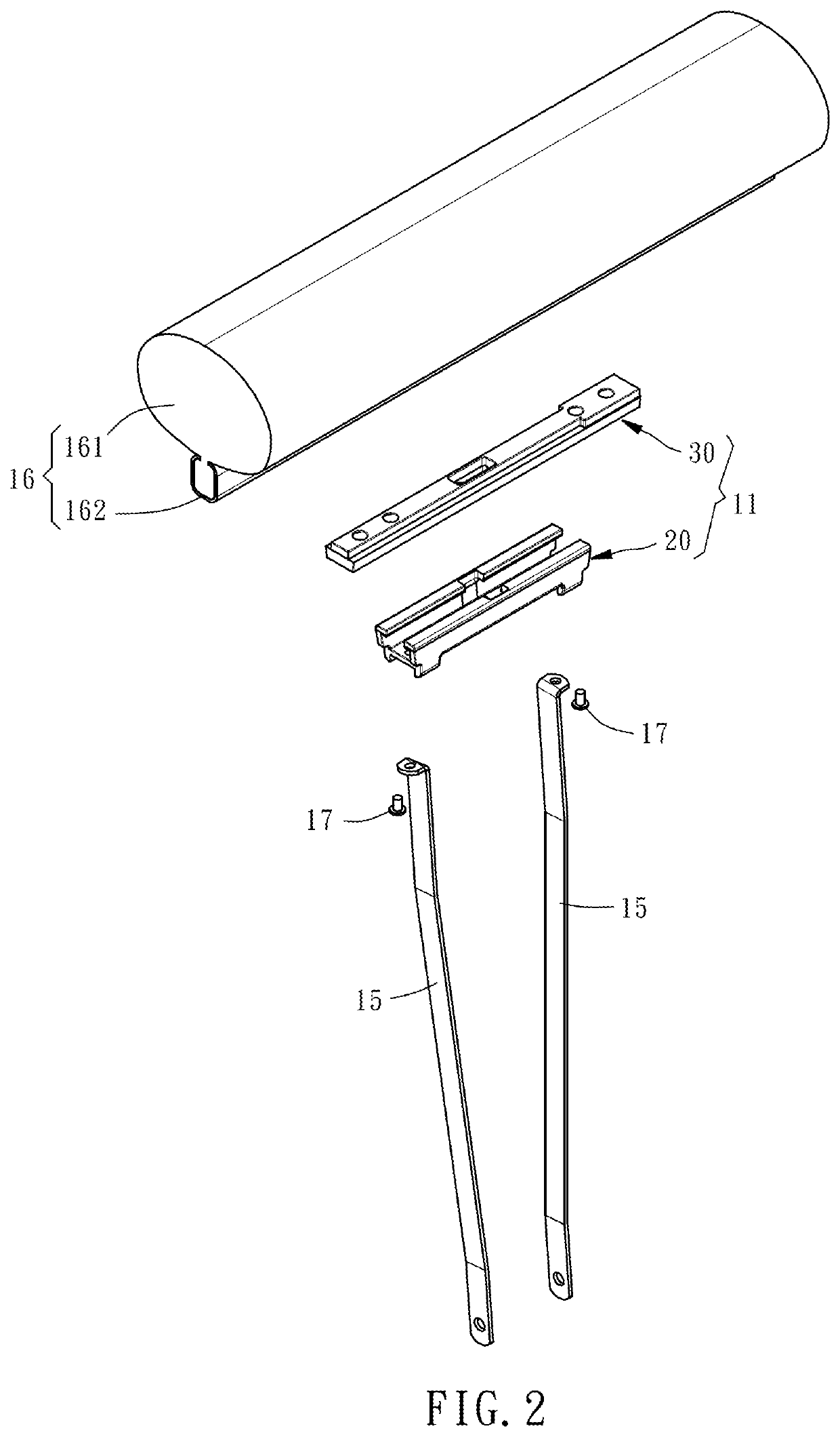 Sponge fixing mechanism for sponge mop