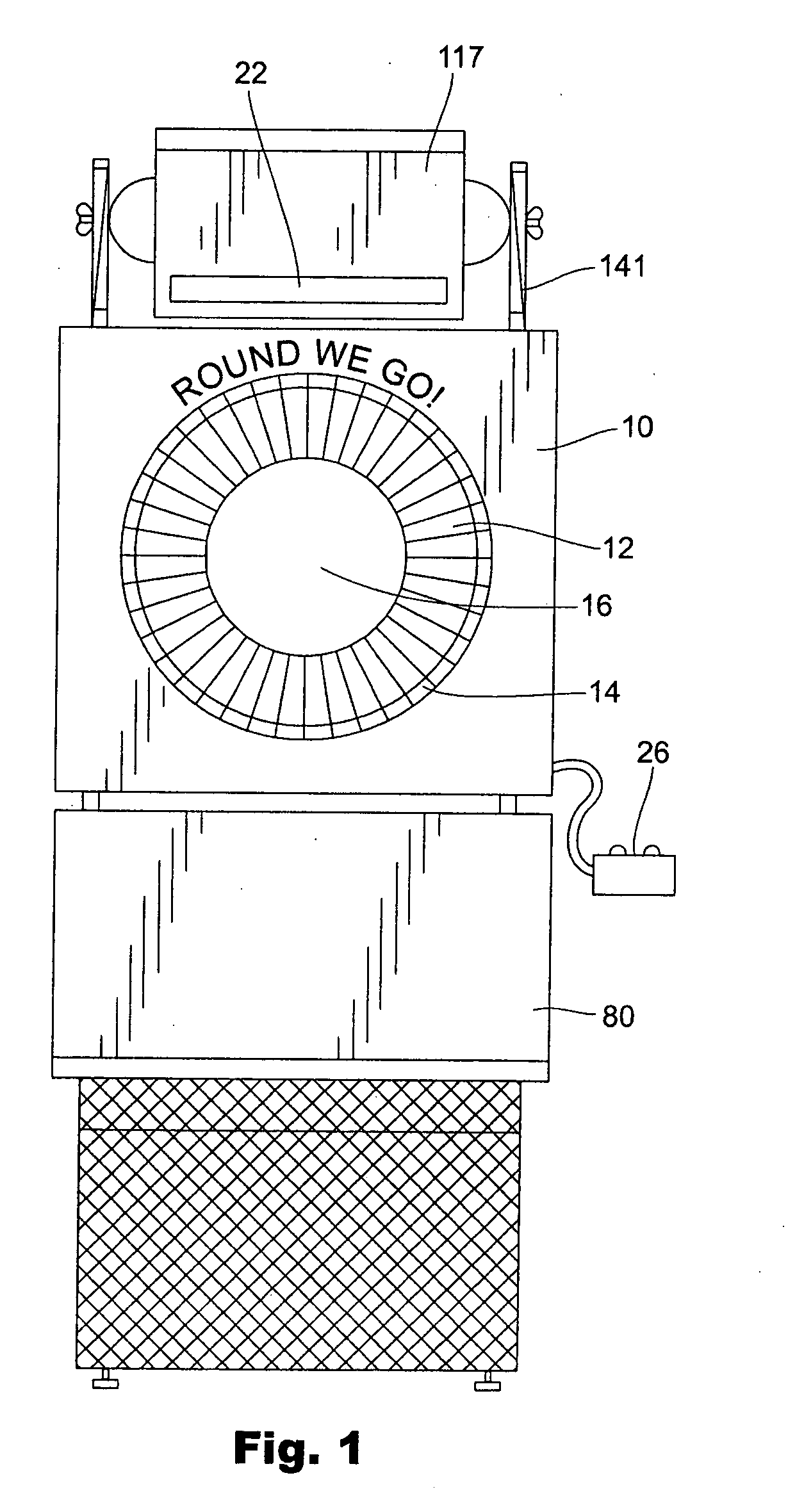 Spinning wheel promotional and advertising game in a retail establishment