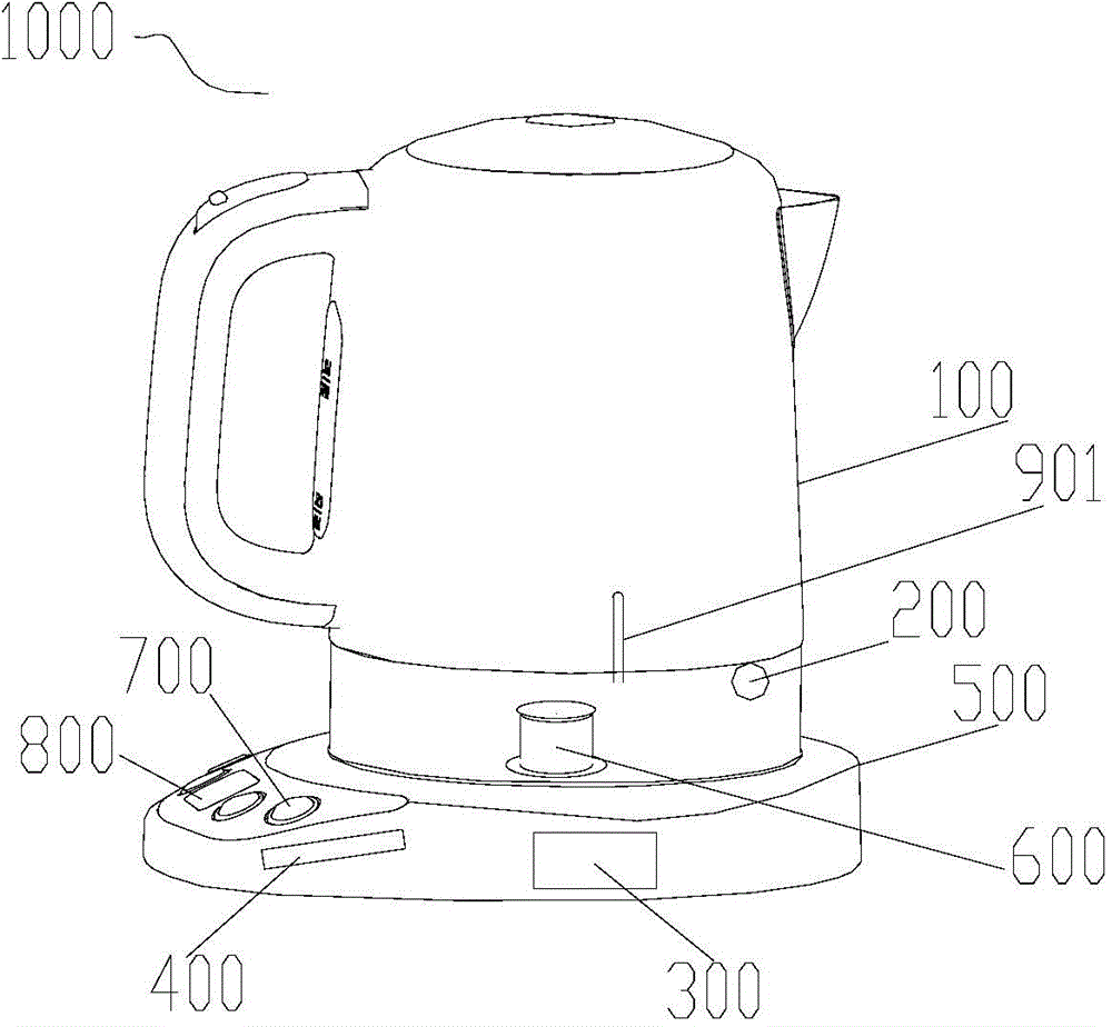 Electric kettle, control method of electric kettle and electric kettle system