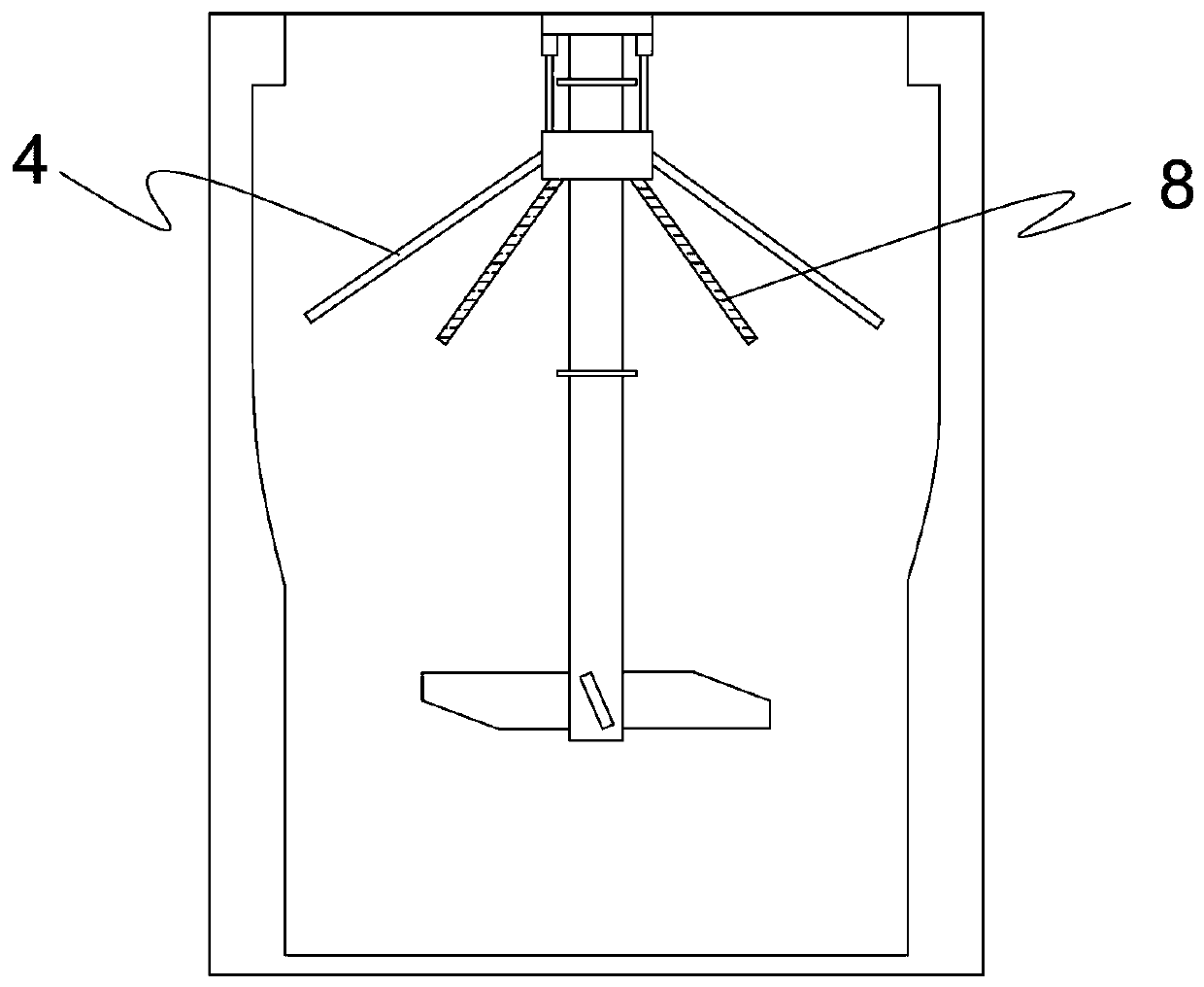 Automatic tobacco essence batching device