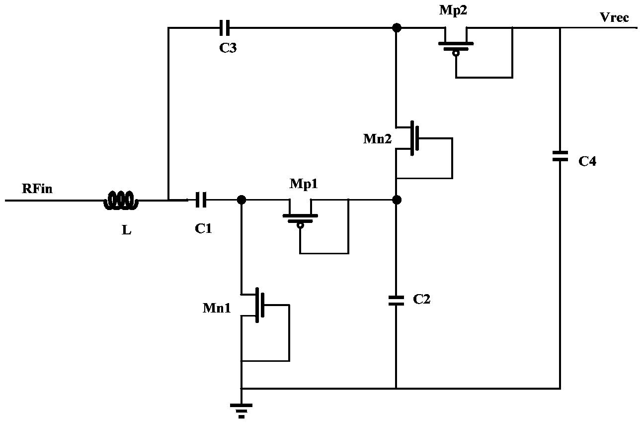 Radio frequency energy acquisition circuit system