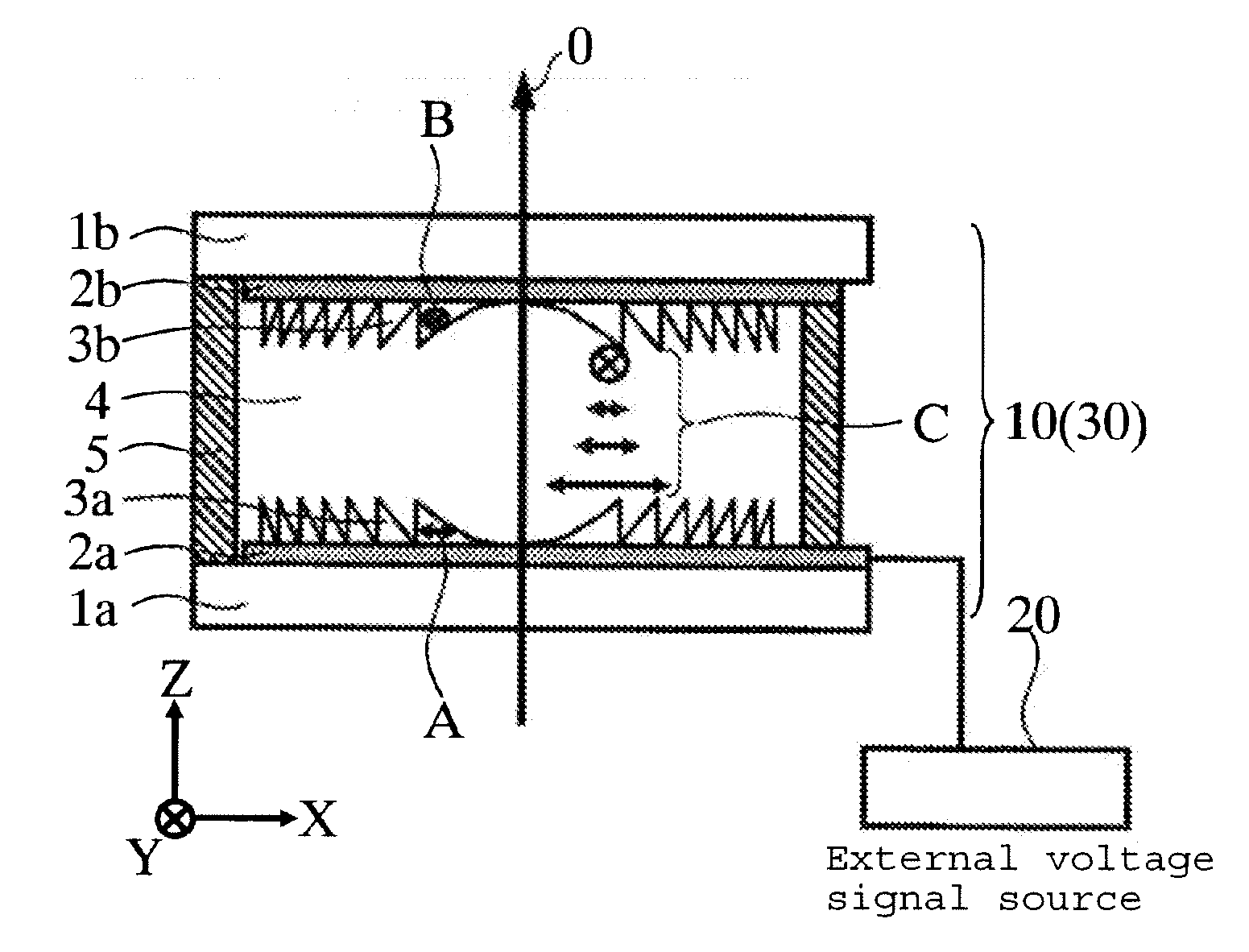 Liquid crystal diffraction lens element and optical head device