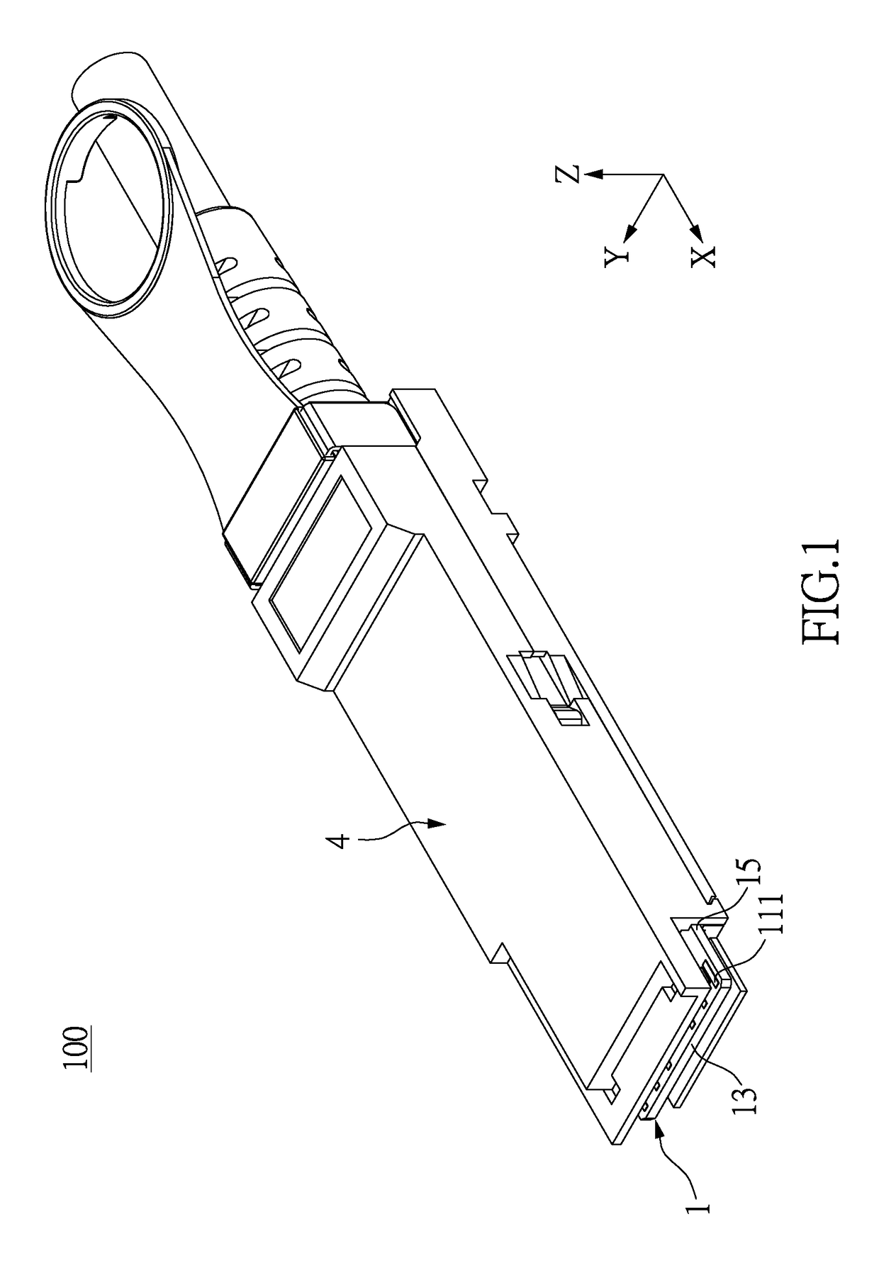 Cable connector and carrier module thereof