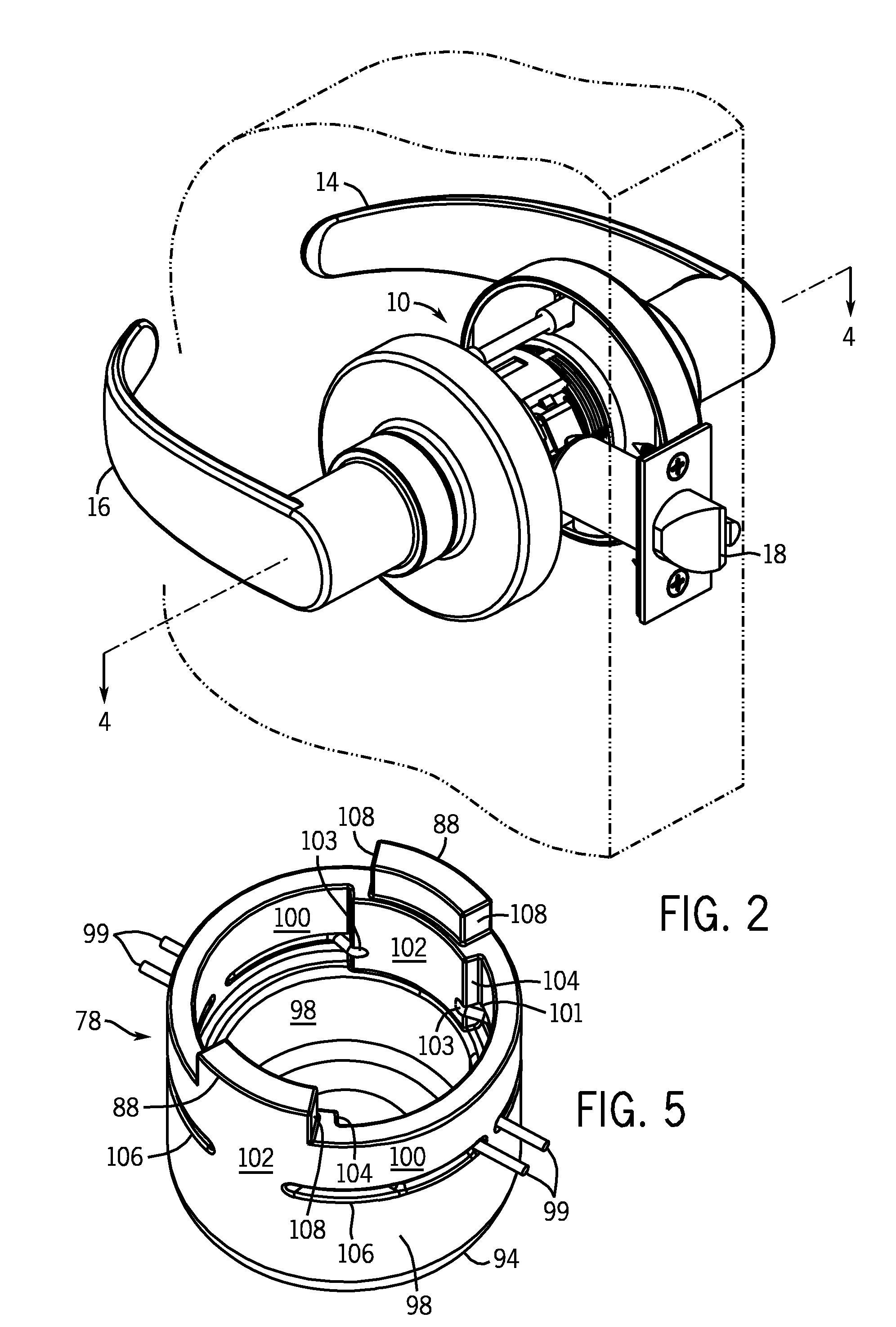 Electronic access control device