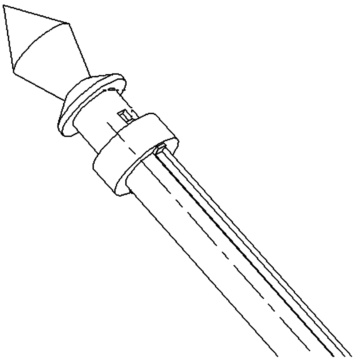 A wire anchor for power communication wiring