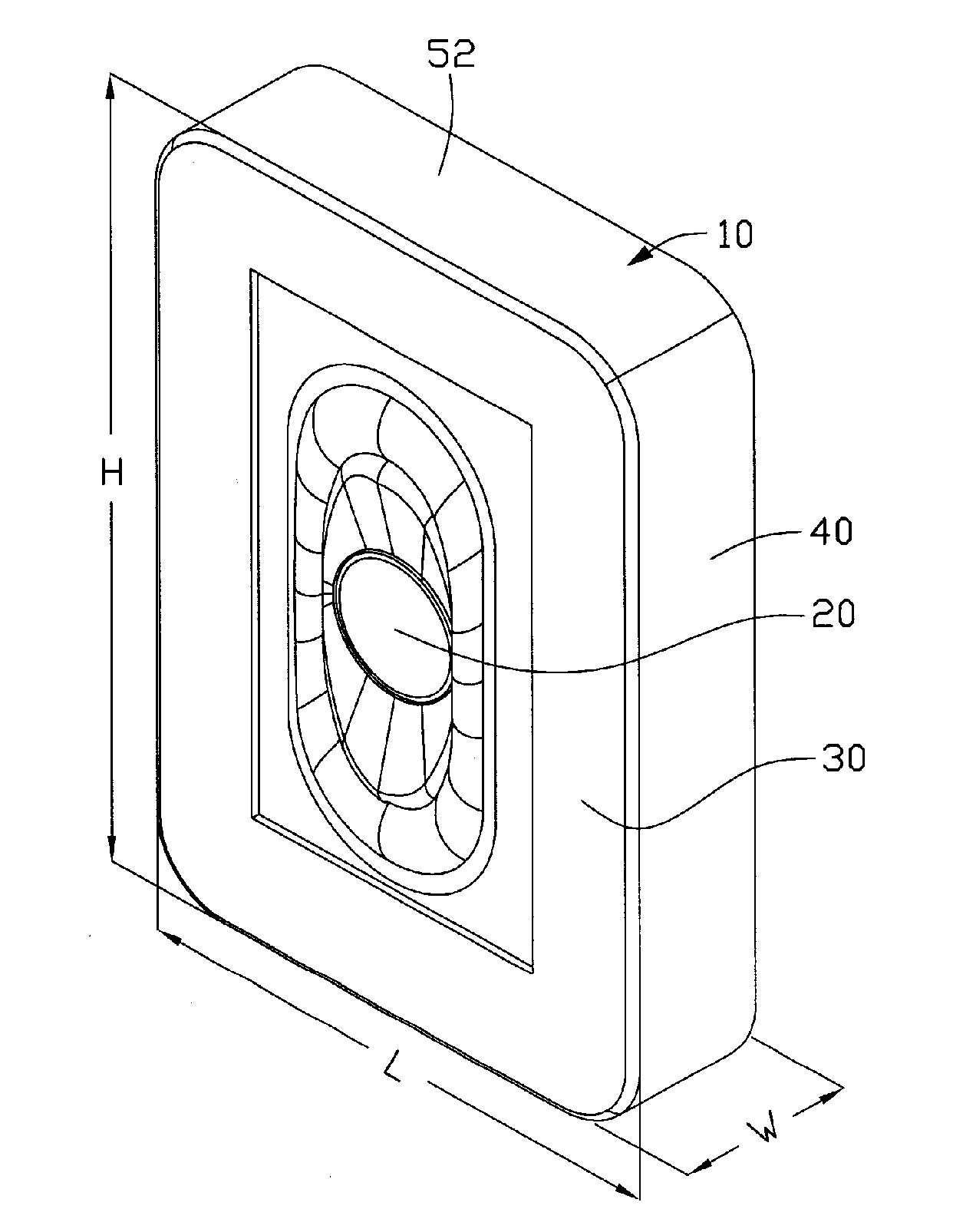 Speaker module with expandable enclosure
