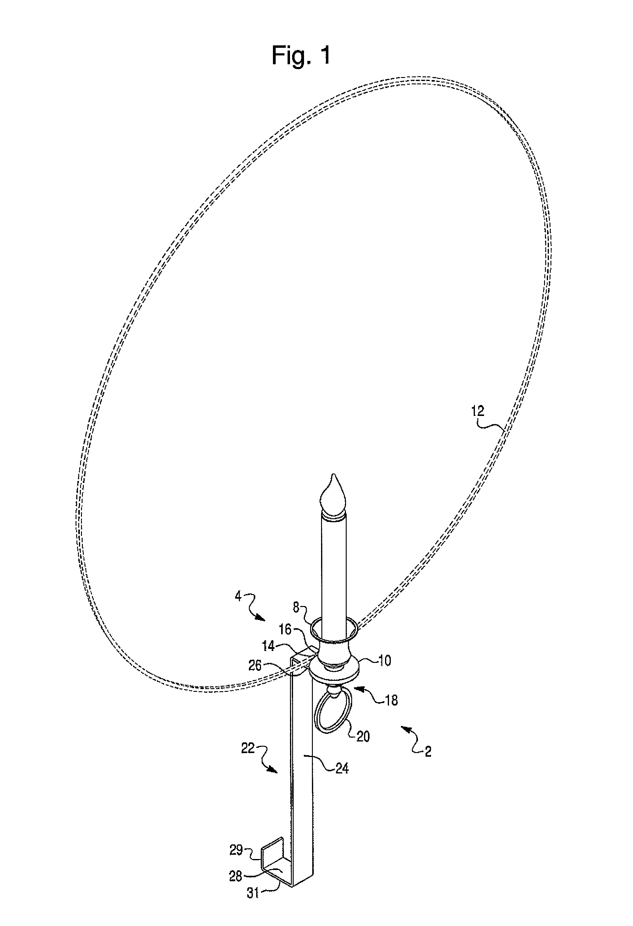 Mounting apparatus for a window decoration and window decoration including the same