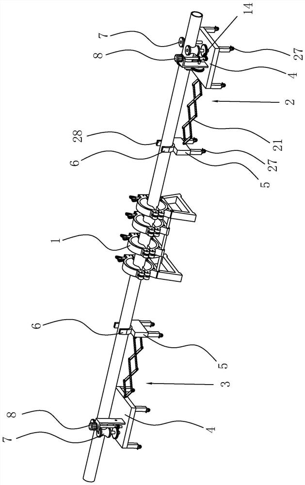 A construction method for electric power engineering pipeline connection and a hot-melt machine for construction