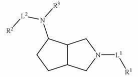 Substituted octahydrocyclopentadieno(c)pyrrol-4-amines as calcium channel blockers