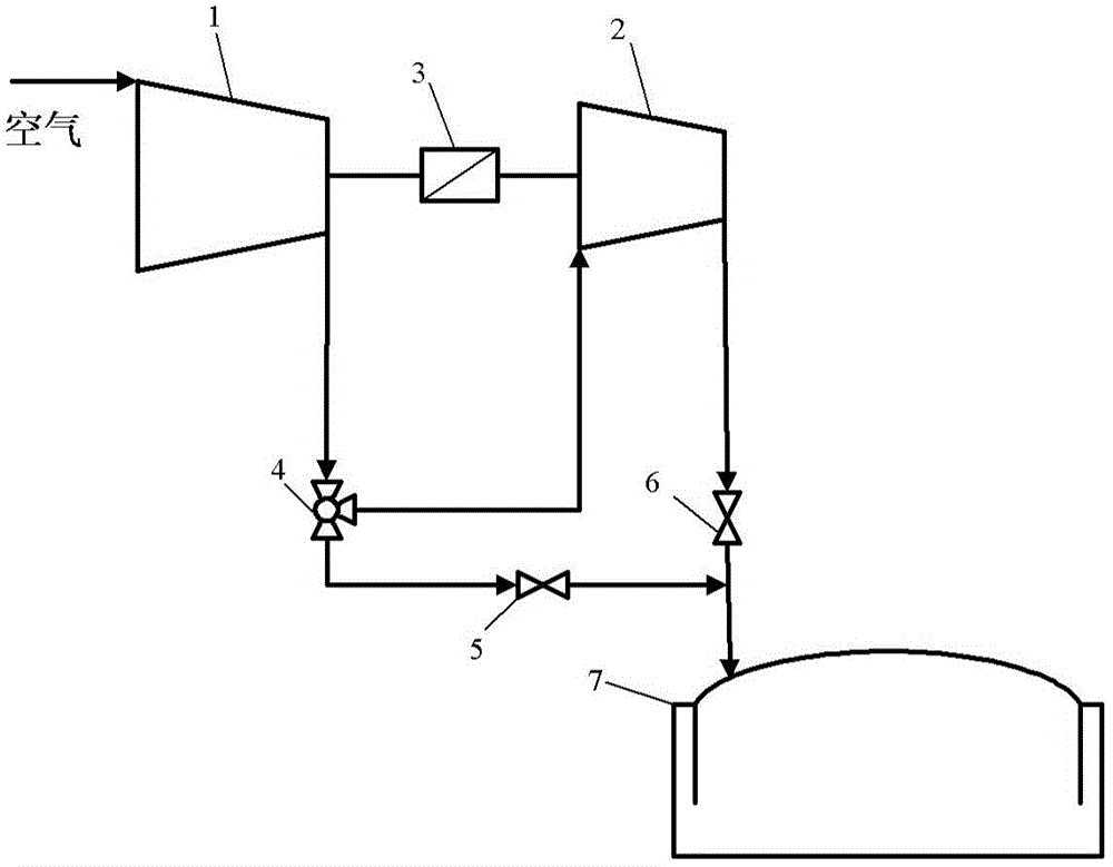 Air compressing energy storage system