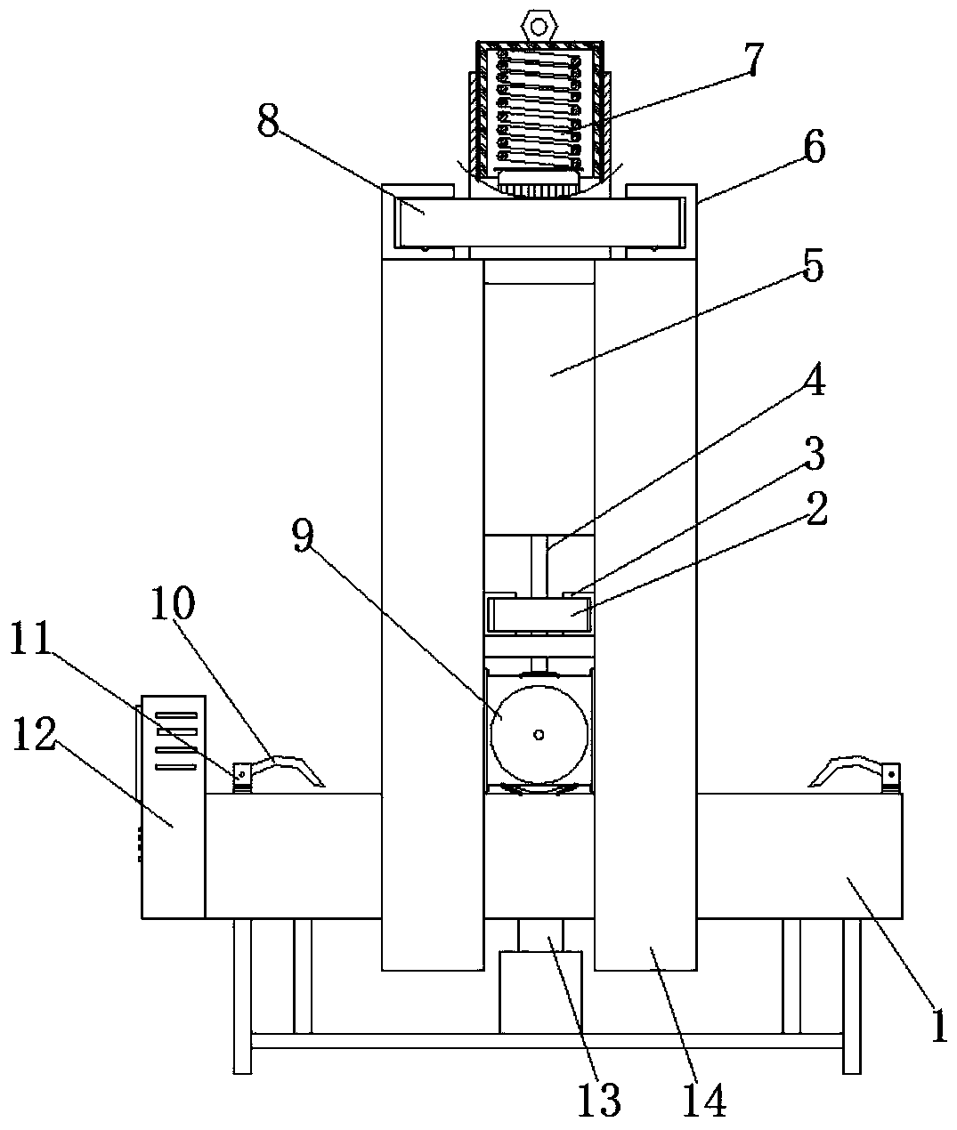Plastic shell polishing device for electronic product production