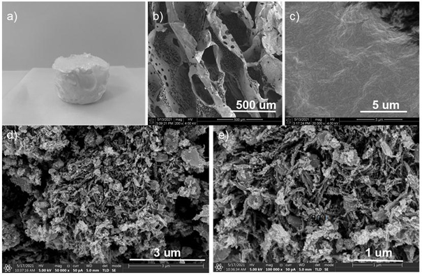 Construction of stamen-type s-doped manganese-copper electrocatalysts based on metal polyphenol-modified sodium alginate/nanocellulose composite aerogels