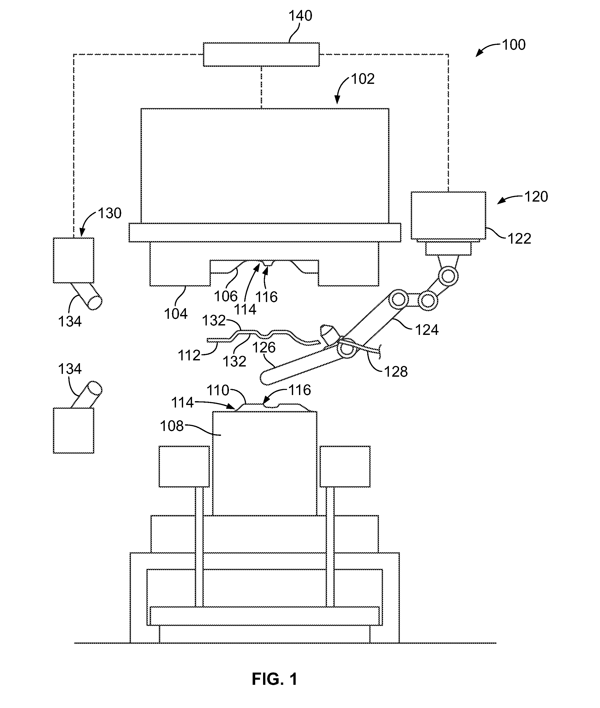 Methods and systems for target cleaning die surfaces of a die of a press machine