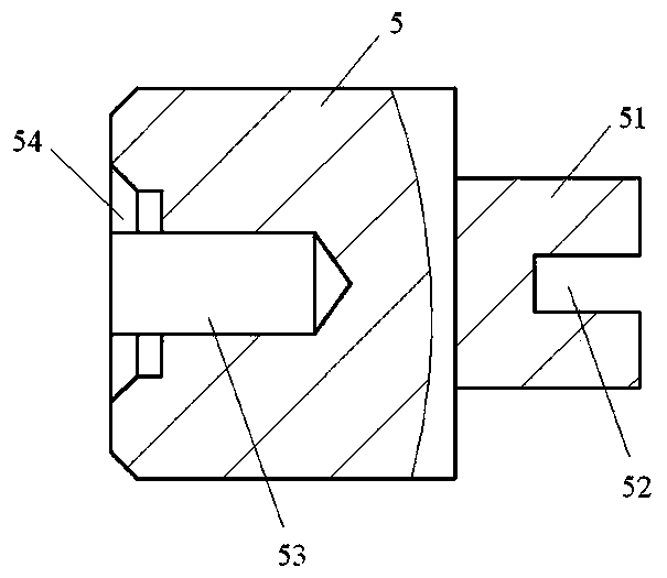 Sleeve embedding groove type clamp spring component and method for boring thick-plate type hard alloy
