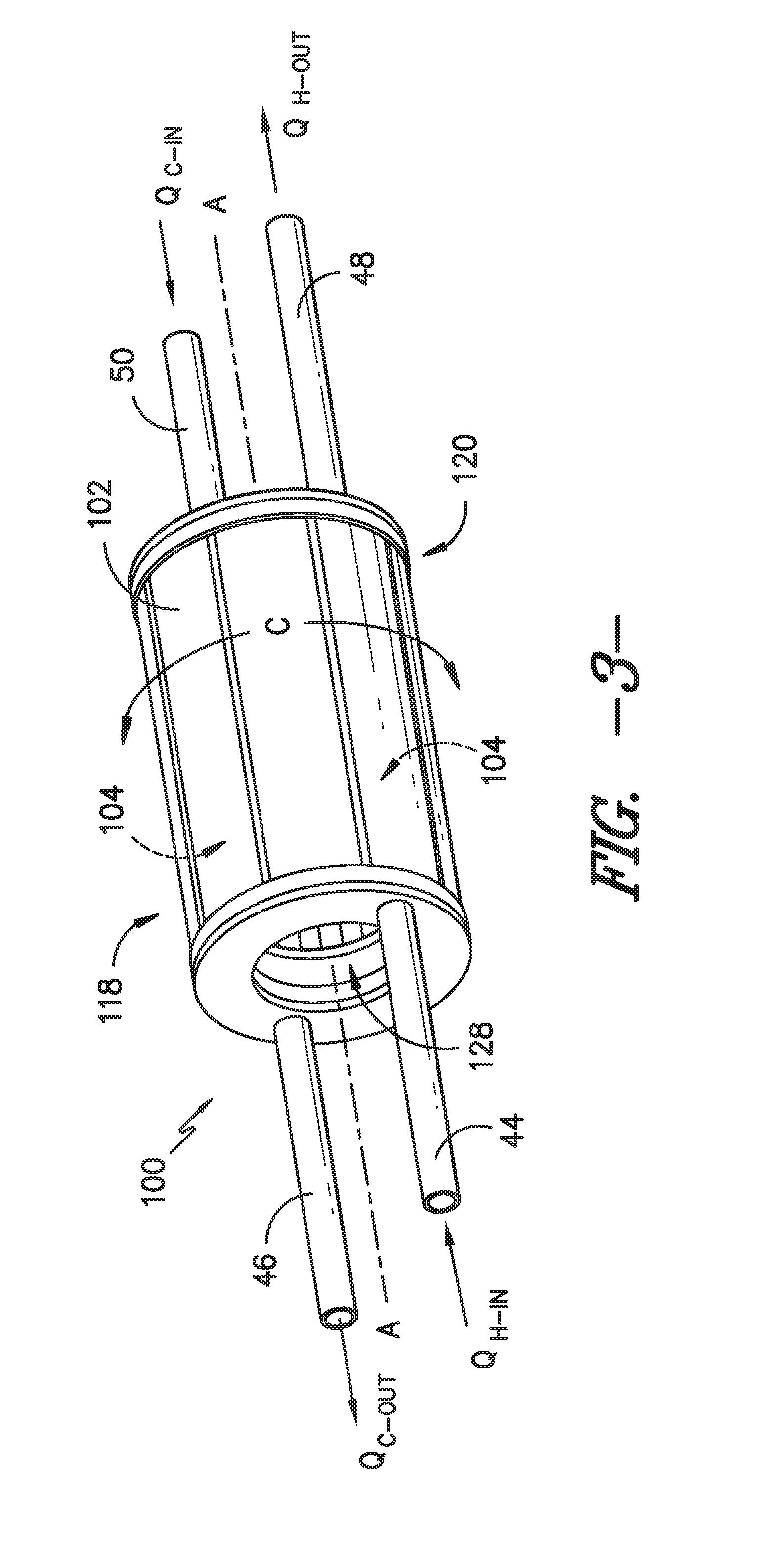Magneto caloric device with continuous pump