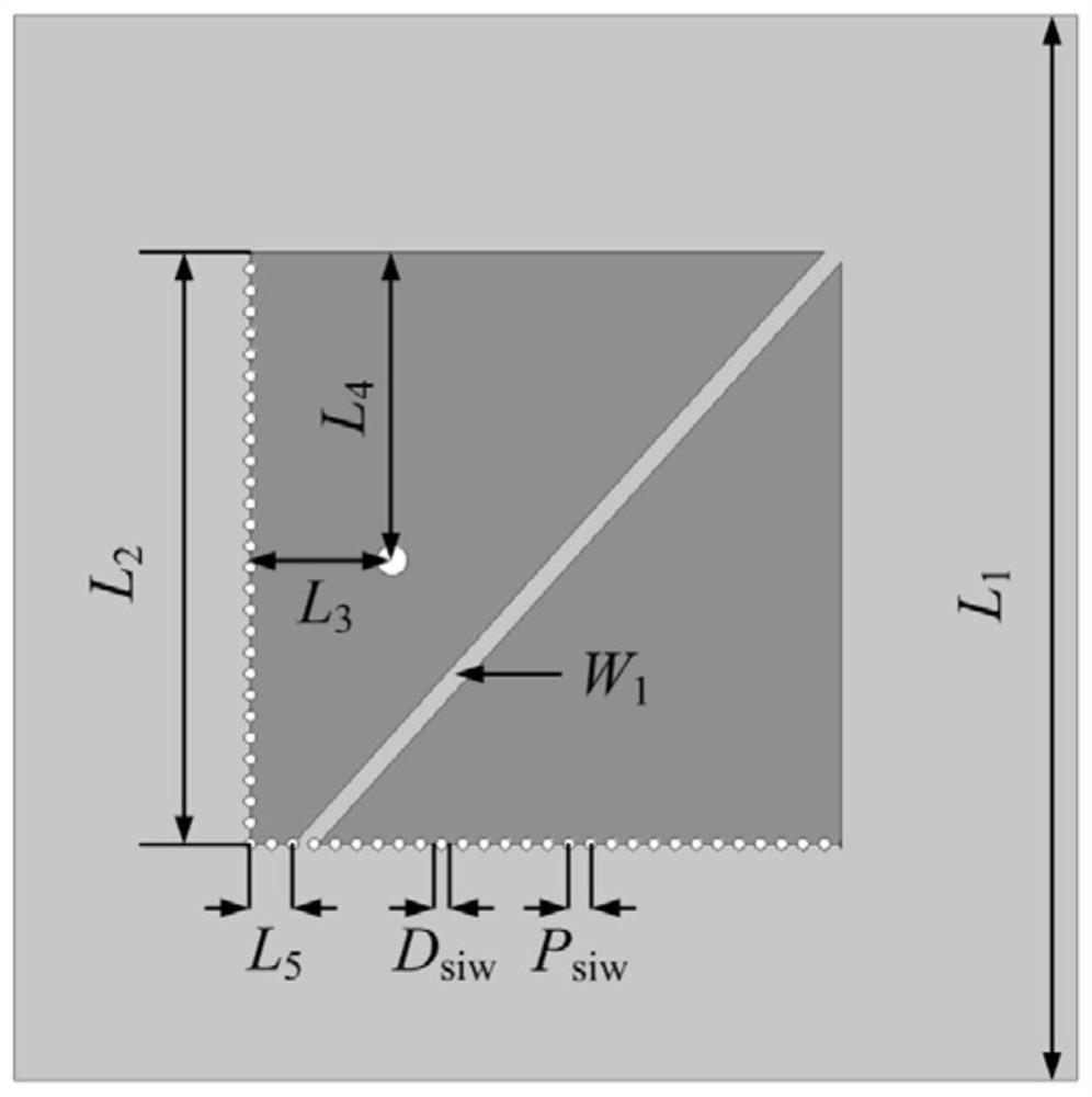Wave beam reconfigurable substrate integrated waveguide antenna based on quarter mode