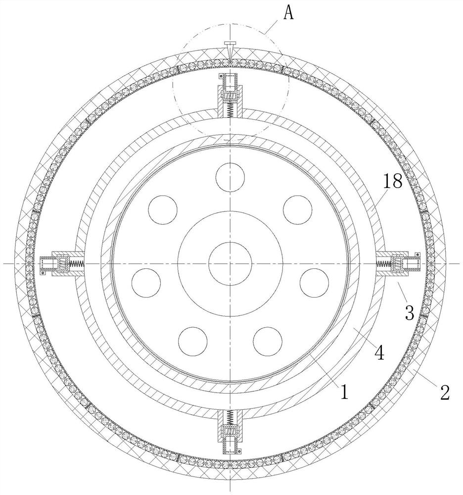 Preparation process of self-repairing safety tire