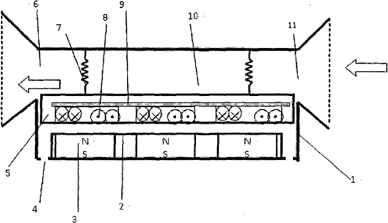 Water flow vibration generator