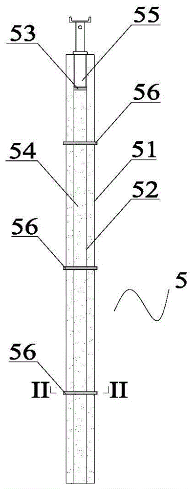 A concrete-filled steel tube roadside support system and support method for large-section gob-side entry retention