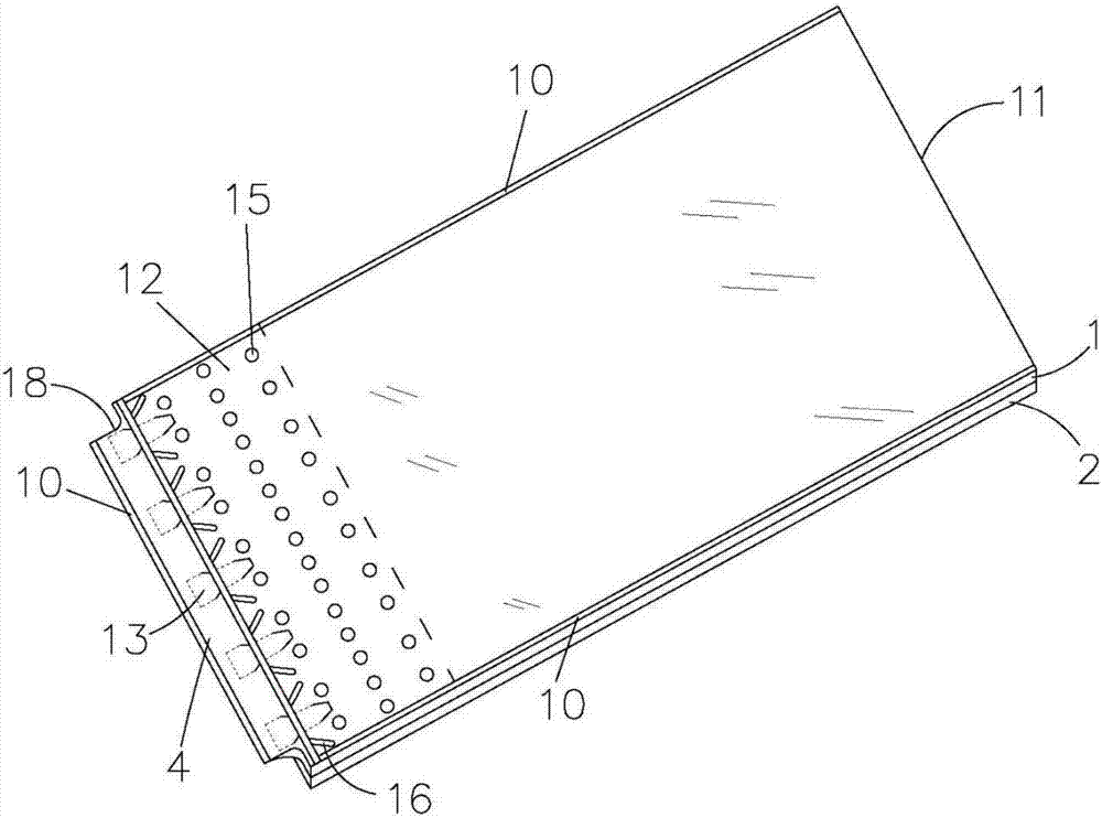 Buffer inflating packing structure