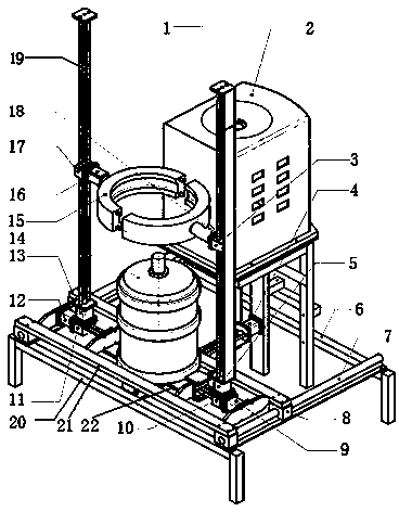 Automatic water feeding device of barreled water