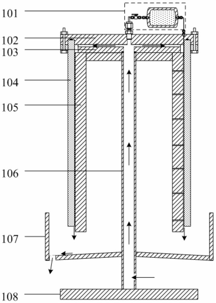 Multifunctional visual cylindrical surface crack permeation device and use method thereof