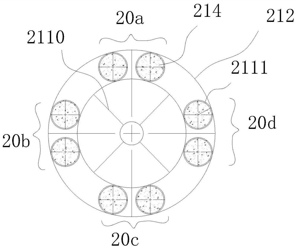 A wheel type coal gangue identification device