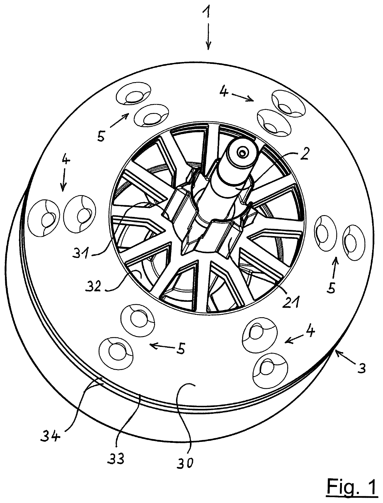 Rotor for a centrifugal separator and centrifugal separator