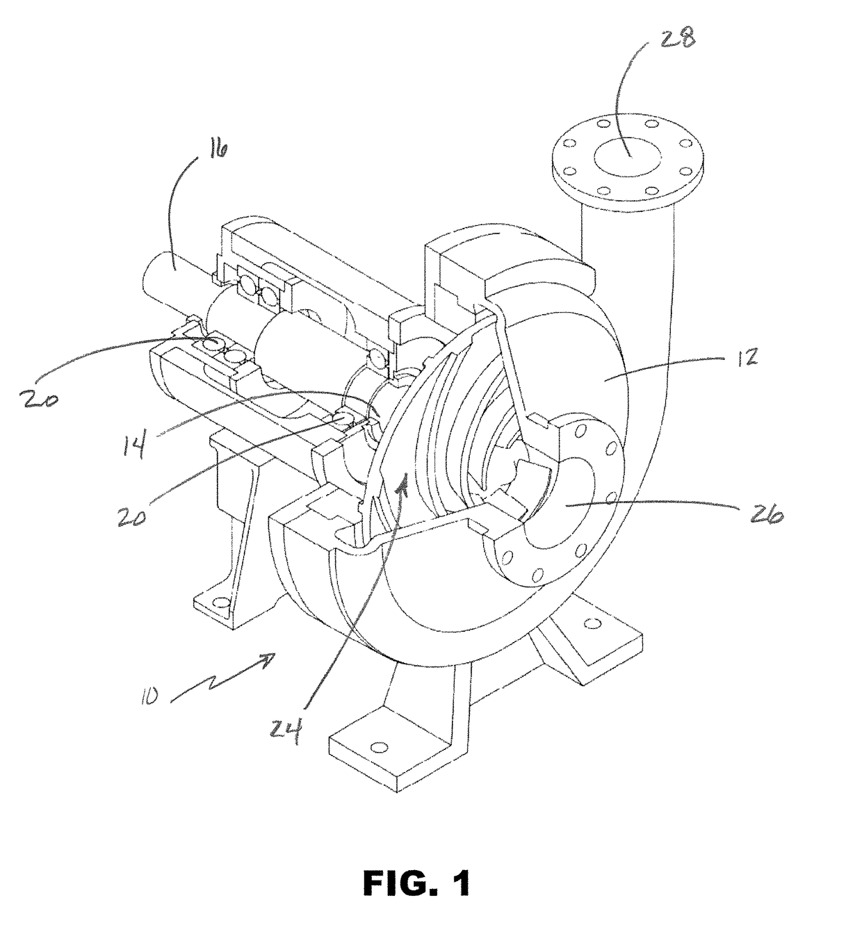 Impeller with removable and replaceable vanes for centrifugal pump