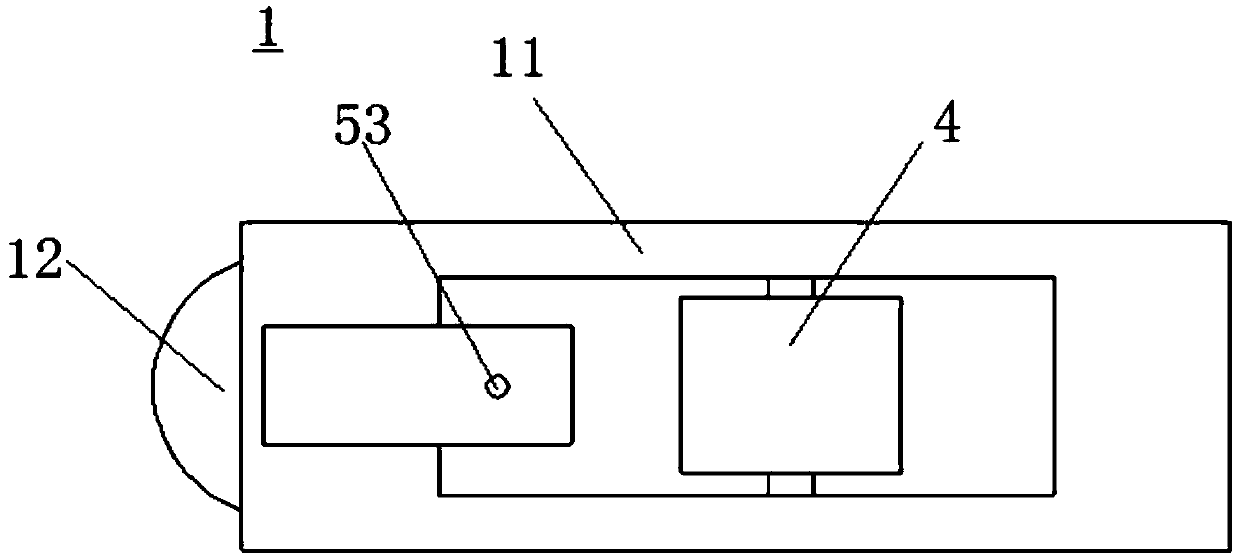Oil duct structure of gas distribution system and gas distribution system