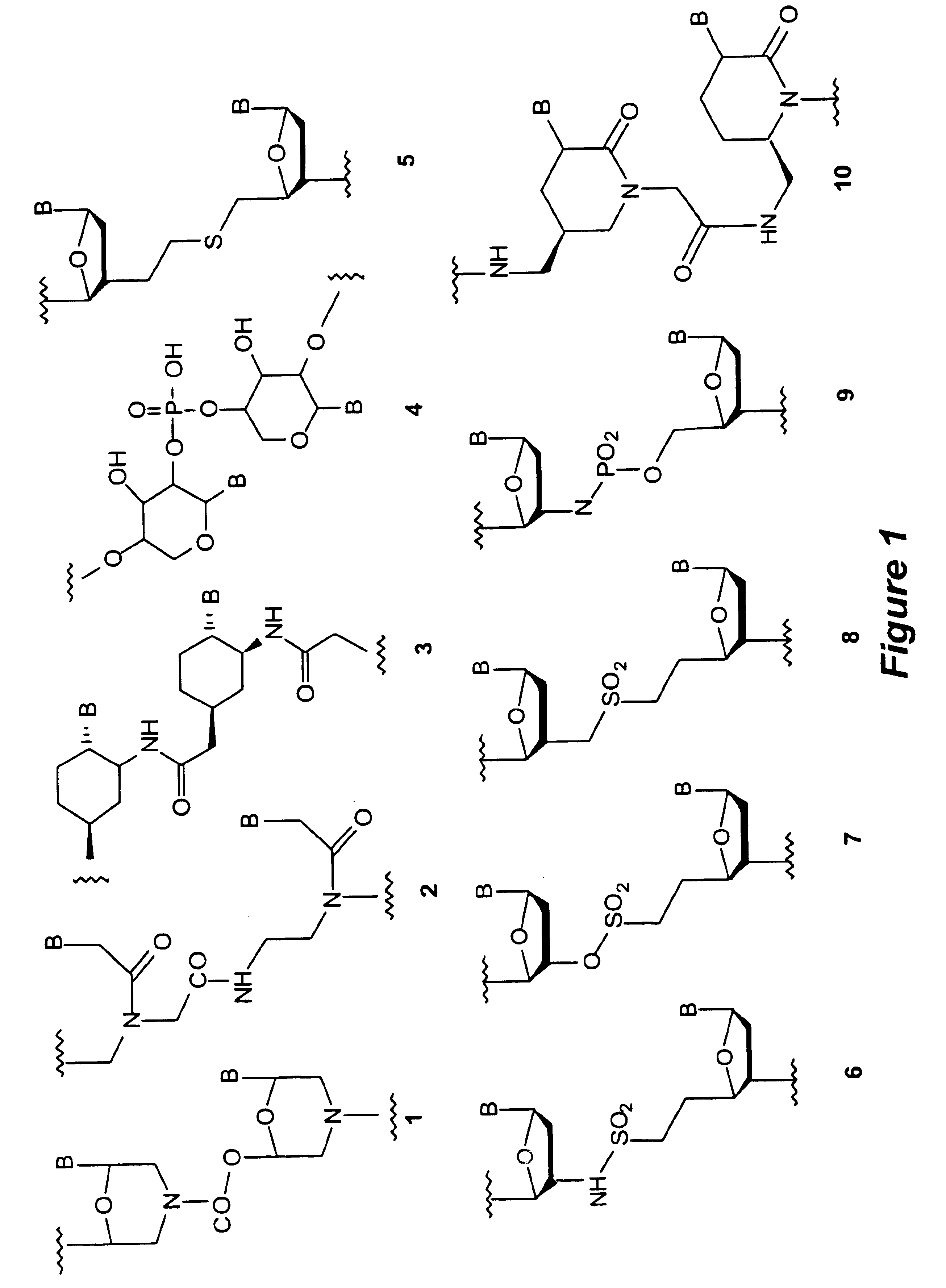 Piperazine-based nucleic acid analogs