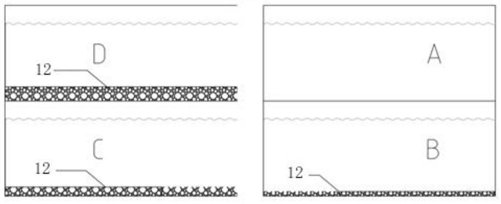 Staple food grain replacement food chain and three-dimensional breeding and planting device for same