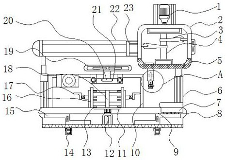 A mechanical mold with positioning and temperature control function that can push the mold in multiple directions