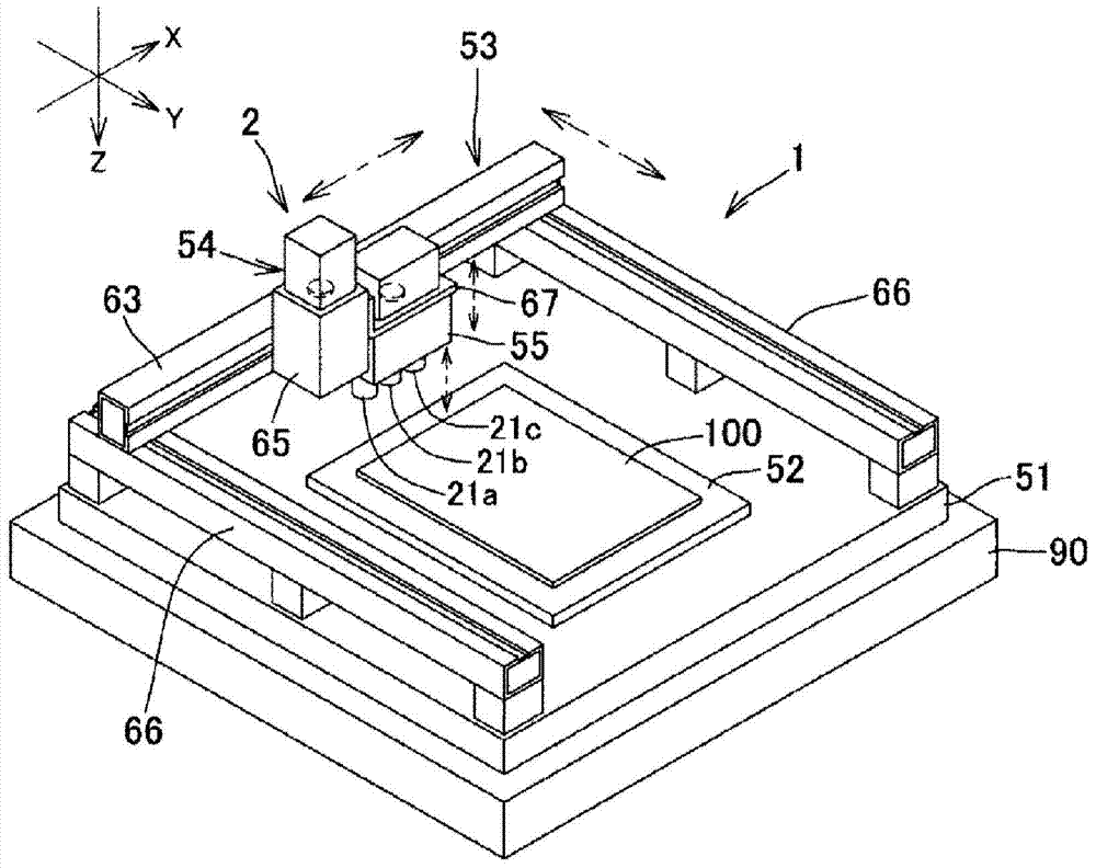 Method for detecting touched position on touch panel, method for inspecting touch panel, and touch panel inspecting apparatus