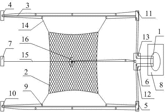 Transmission type vertically-lifting fish-trapping device