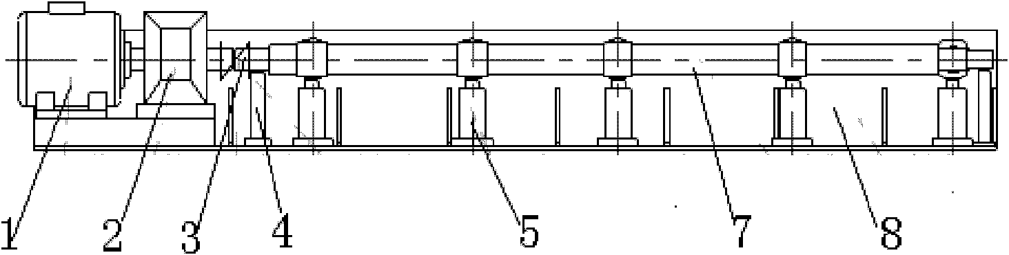 Ship propelling unit and coupling dynamics test stand of ship body