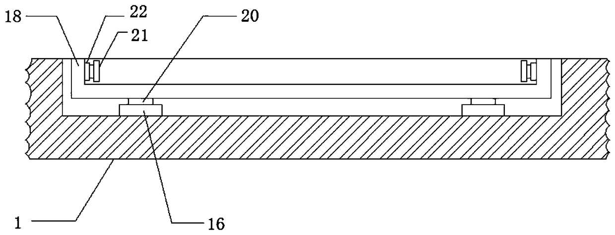 Glue pressing device for wood furniture processing