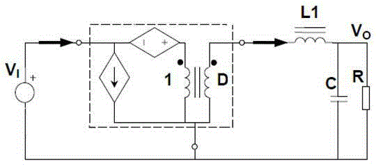 Voltage boost control method of switching power supply