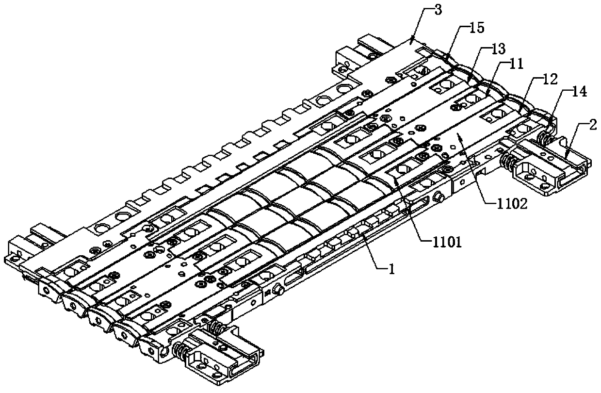 Hinge structure for outer side flexible screen electronic equipment