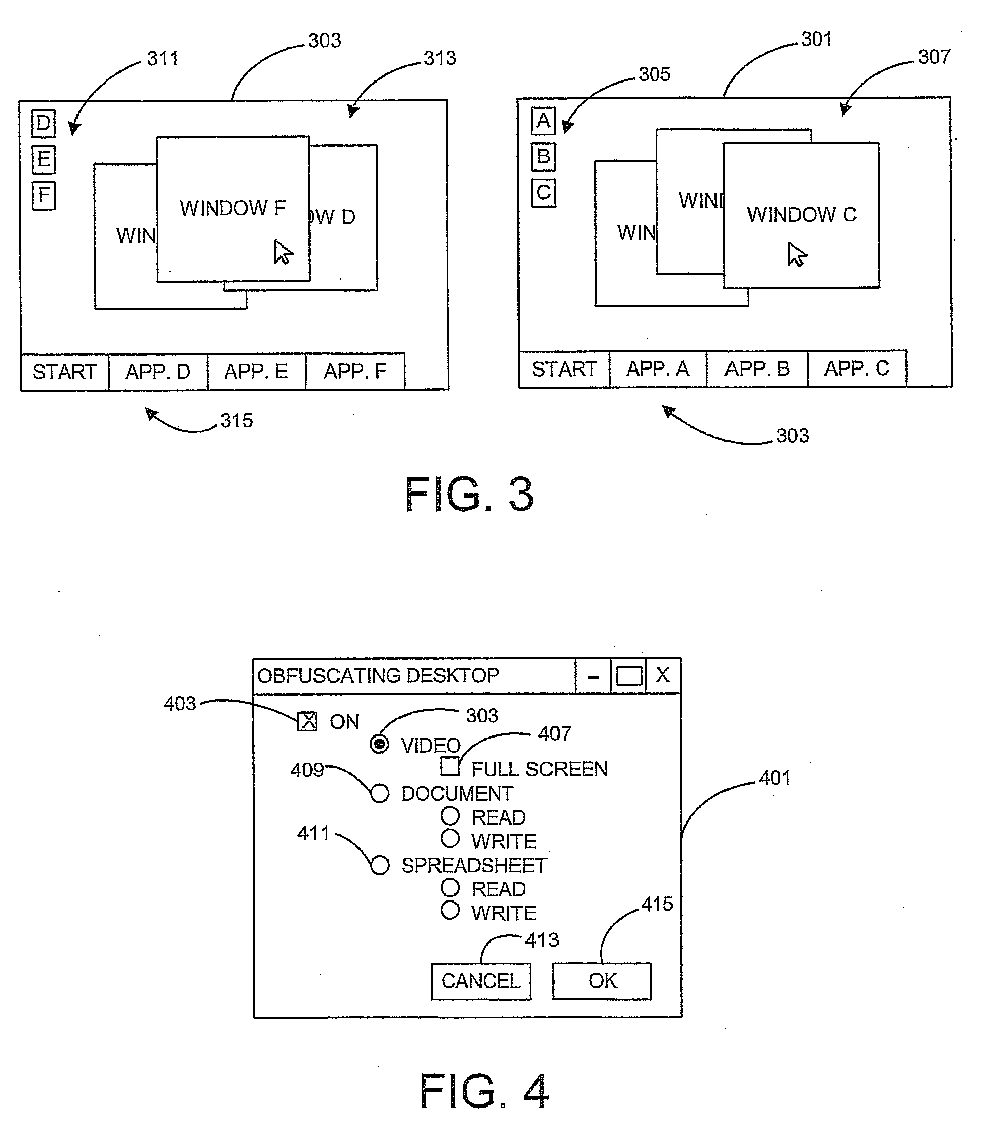 Method of and System for Preventing Viewing by Bystanders of Information