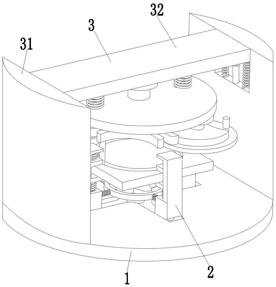 Auxiliary machining system for building steel structure embedded part