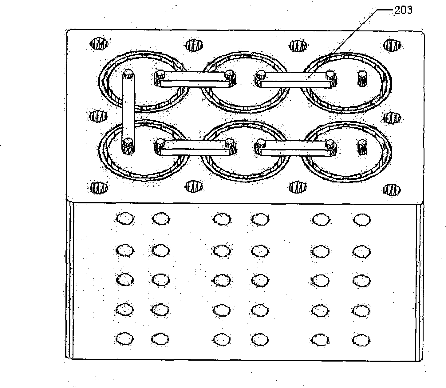 Power battery device with phase-change material cooling system
