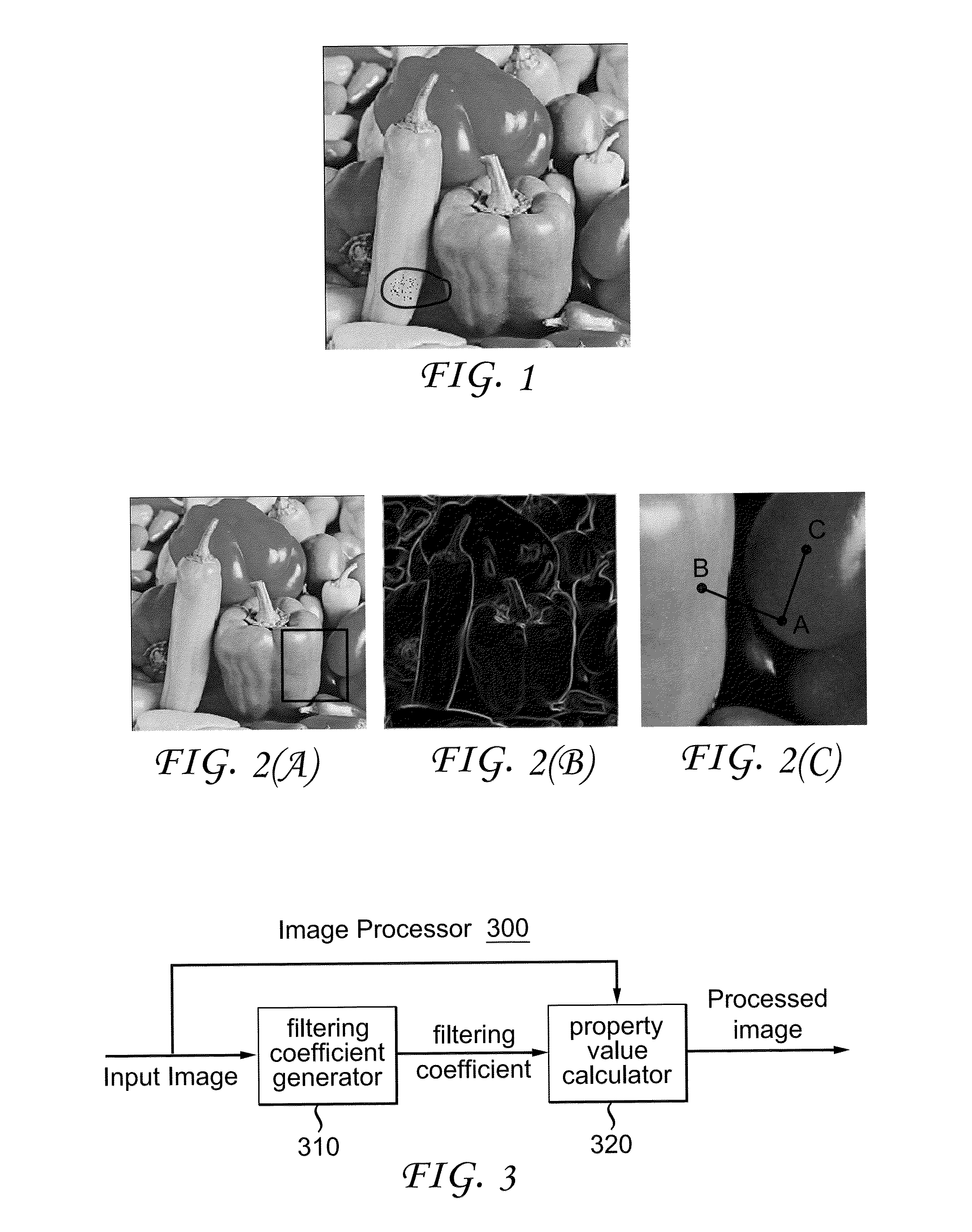 Image filtering based on structural information
