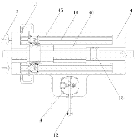 Power-grid telegraph-pole erecting self-loading-unloading device and construction method thereof