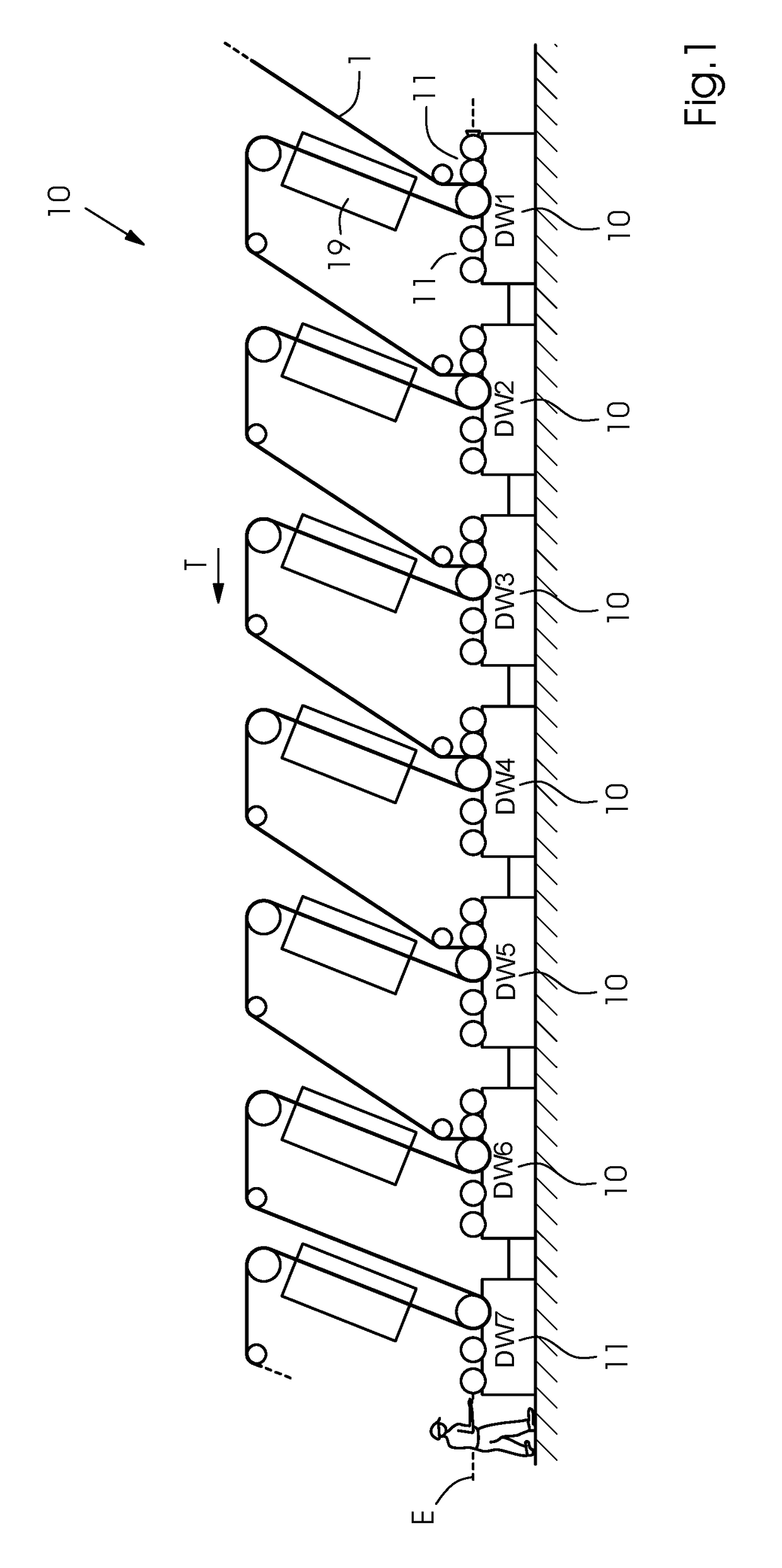 Printing machine with a twin printing unit and method for operating such a printing machine