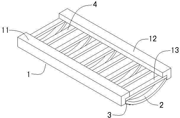 LED (light-emitting diode) illumination lamp for electric bus