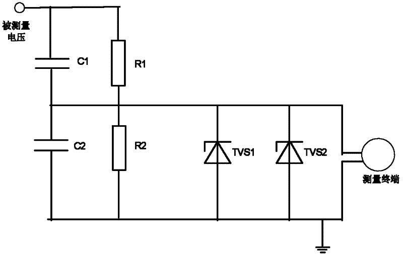 Device for measuring arc voltage of direct current circuit breaker
