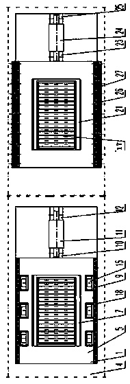 A cantilever beam moving and locking device