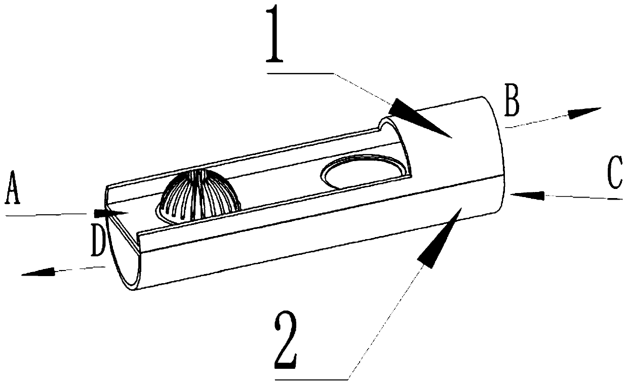 Total heat exchange connecting pipe device